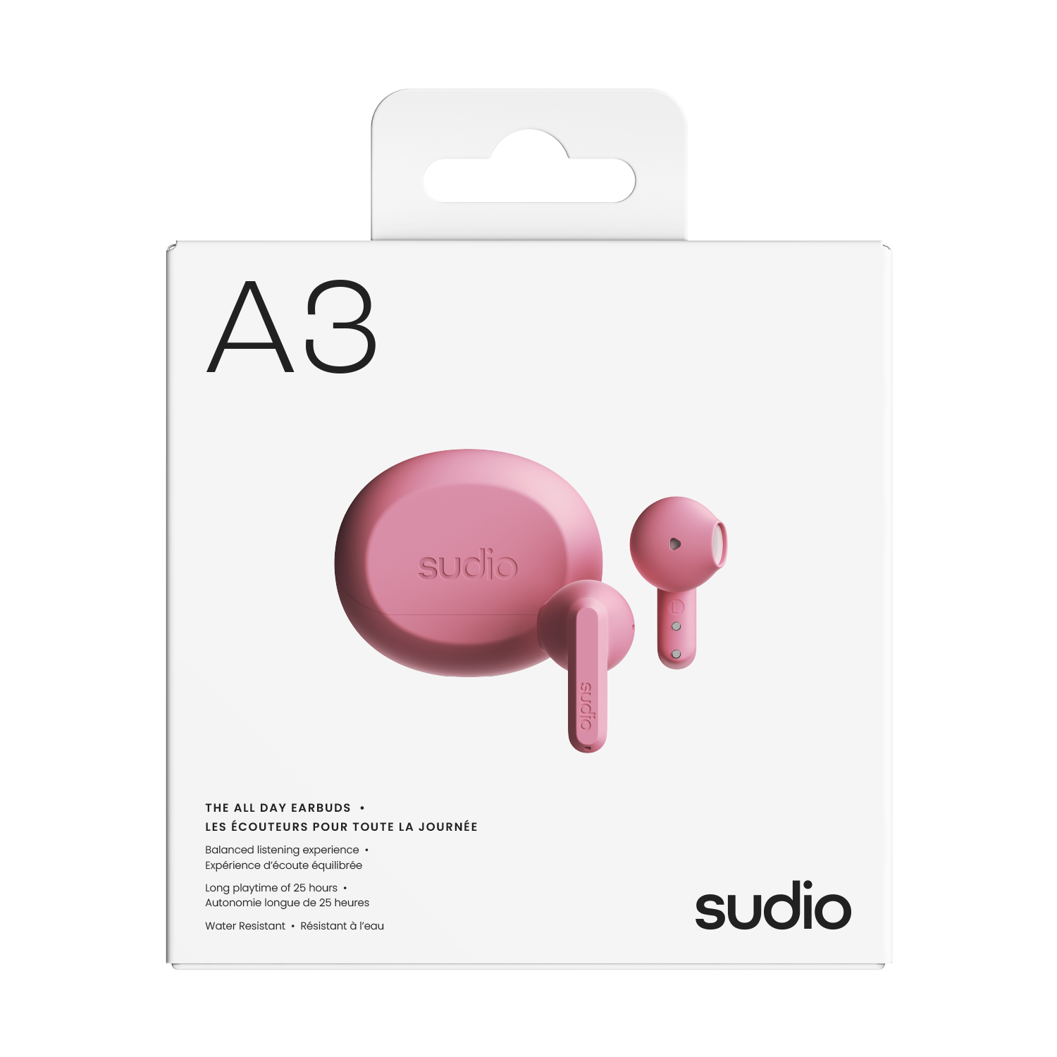 A3 Trådløse In-ear Høretelefoner Lyserød