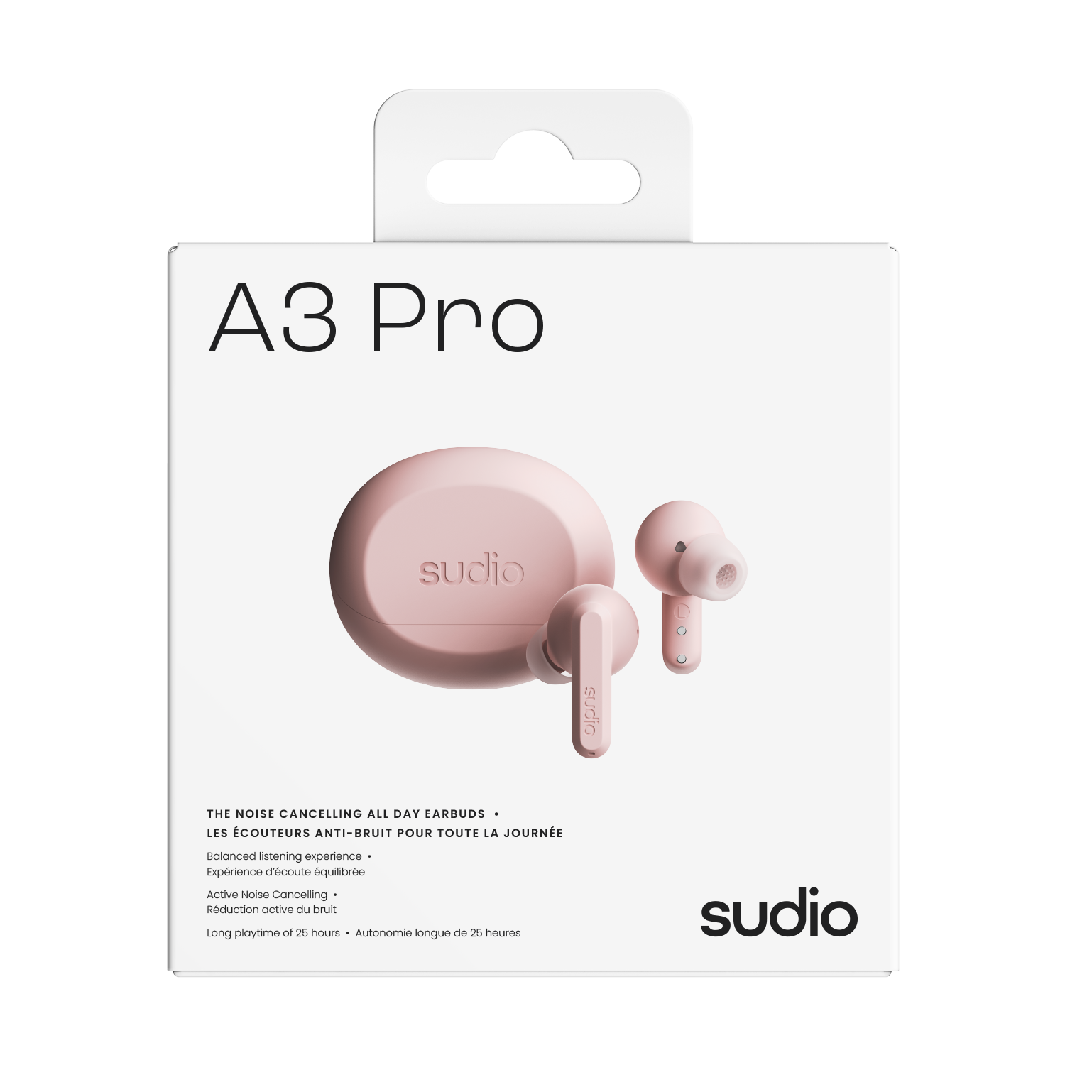 A3 Pro Trådløse In-ear Høretelefoner Lyserød