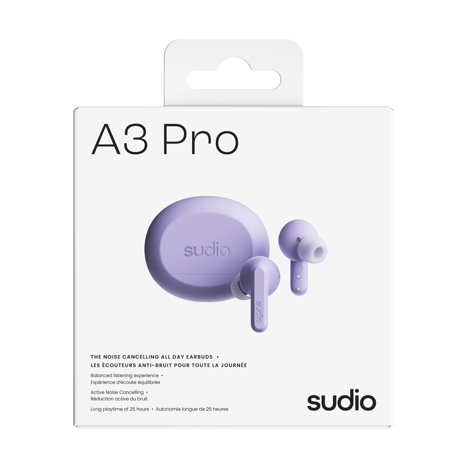 A3 Pro Trådløse In-ear Høretelefoner Lilla