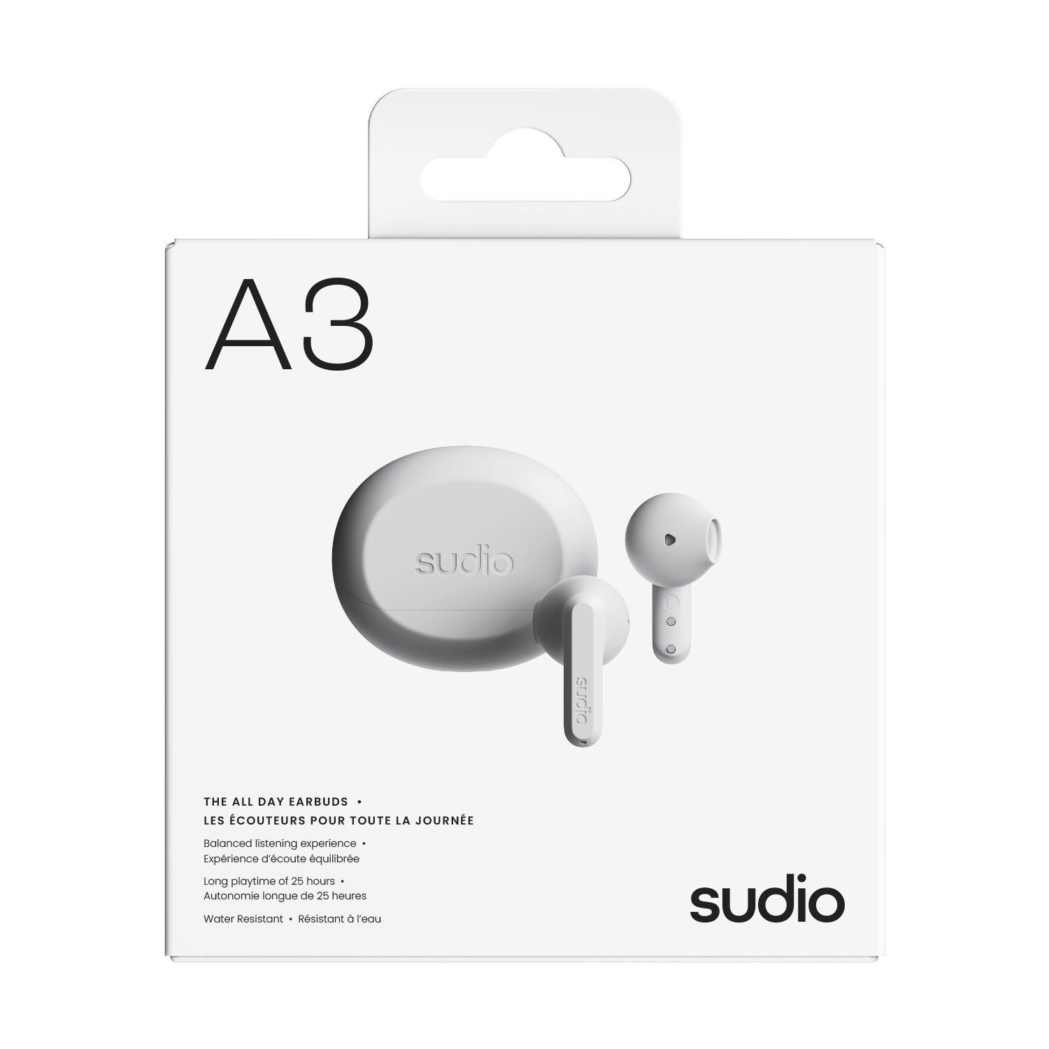 A3 Trådløse In-ear Høretelefoner Hvid