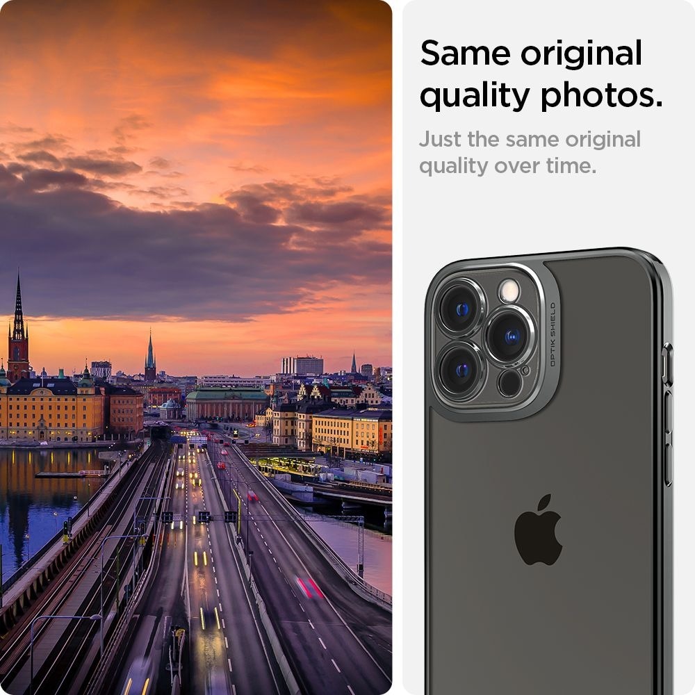 Optik Crystal iPhone 13 Pro Chrome Grey