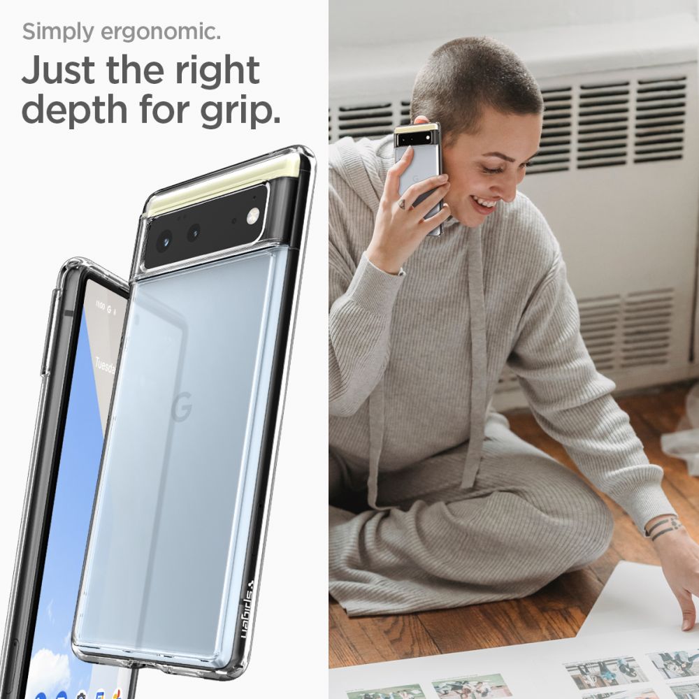 Google Pixel 6 Case Ultra Hybrid Crystal Clear
