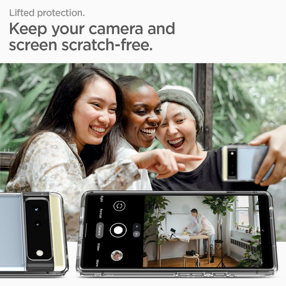 Google Pixel 6 Case Ultra Hybrid Crystal Clear