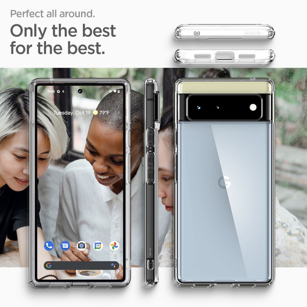 Google Pixel 6 Case Ultra Hybrid Crystal Clear