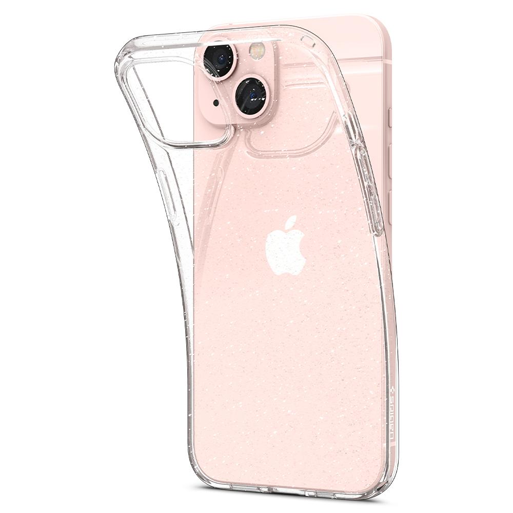 iPhone 13 Mini Case Liquid Crystal Glitter Crystal