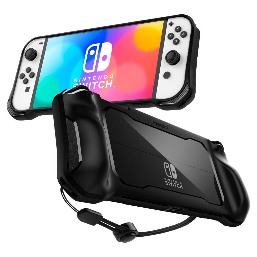 Nintendo Switch OLED Case Rugged Armor Black