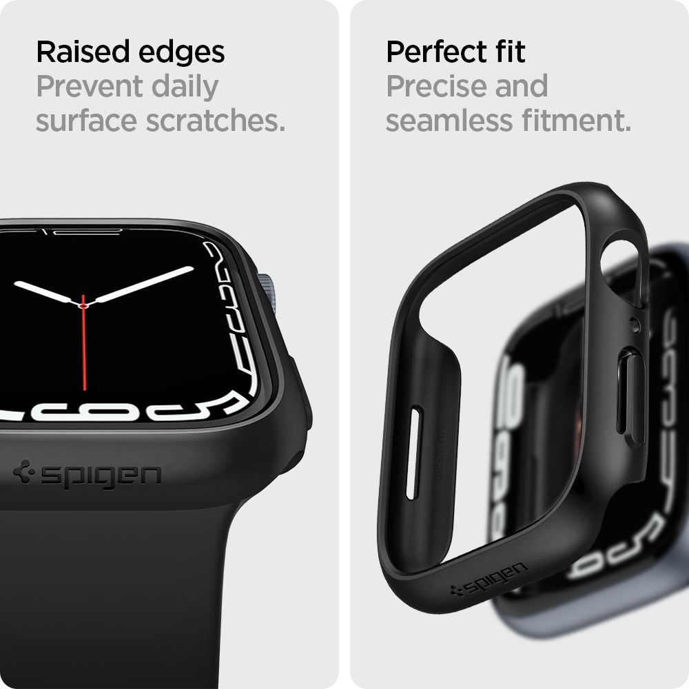 Apple Watch 41mm Case Thin Fit Black