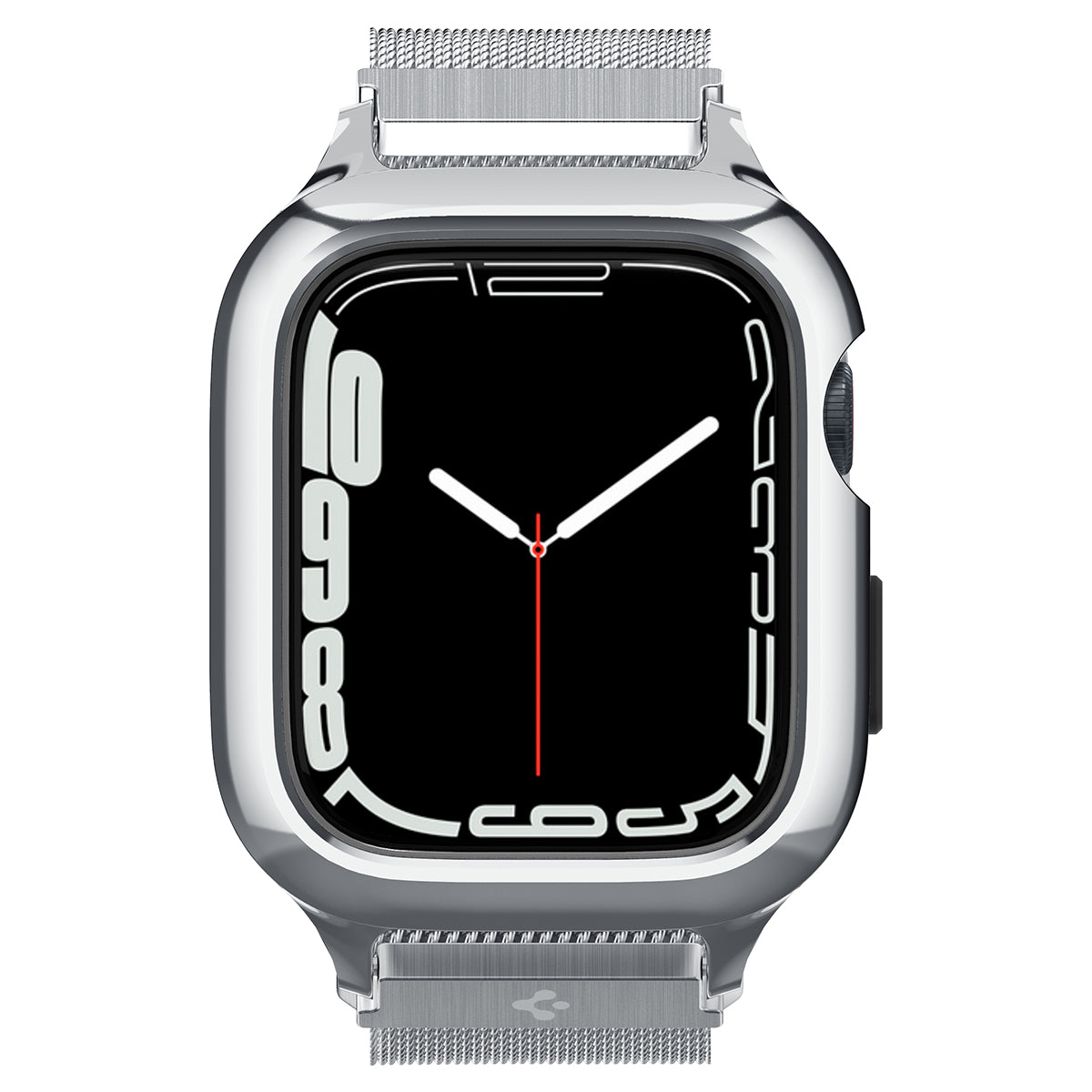 Apple Watch 45mm Series 9 Case Metal Fit Pro Silver