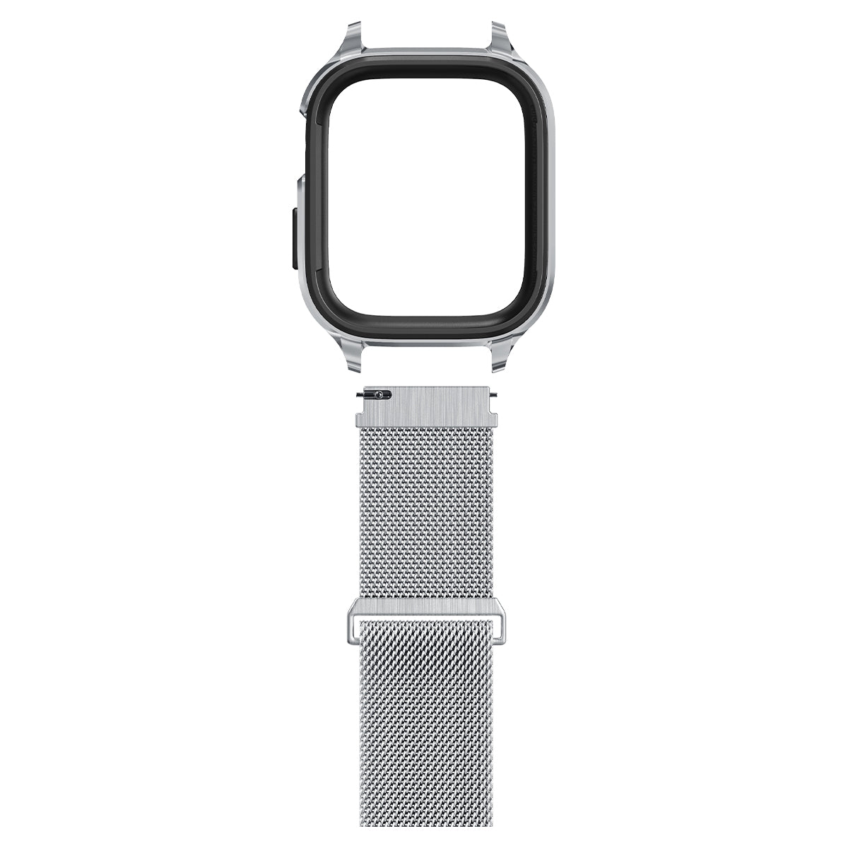 Apple Watch 45mm Series 9 Case Metal Fit Pro Silver