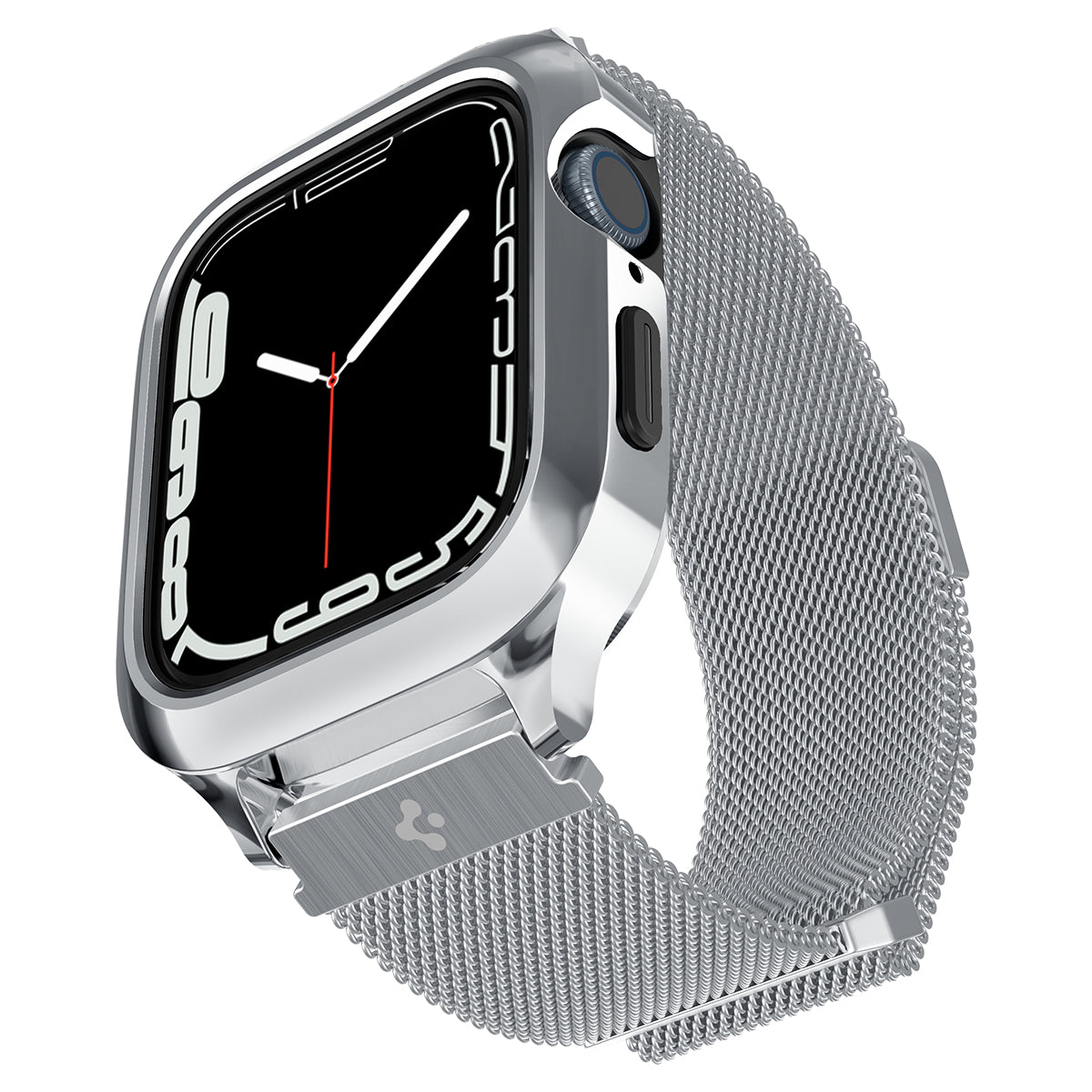 Apple Watch 45mm Series 9 Case Metal Fit Pro Silver