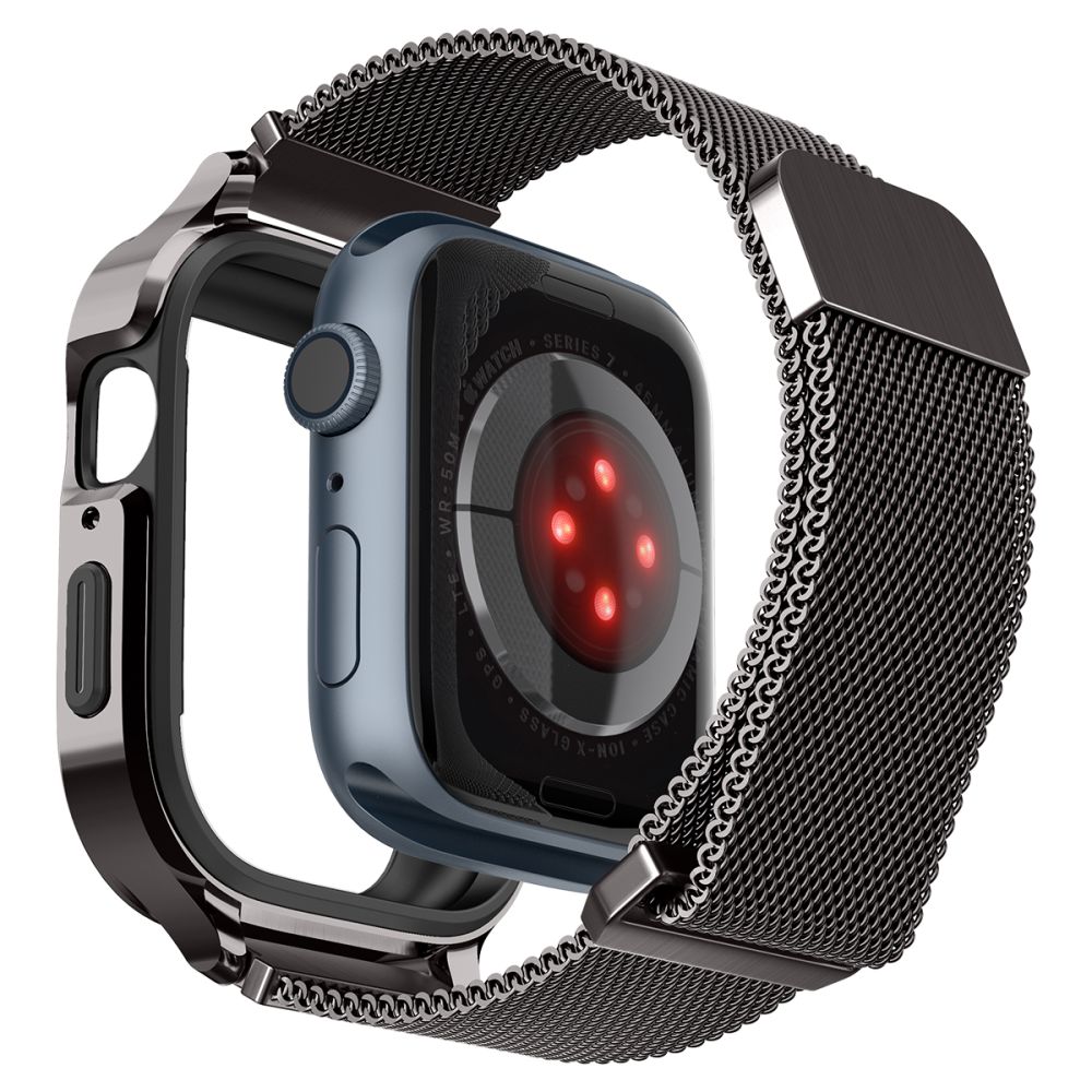 Apple Watch SE 44mm Case Metal Fit Pro Graphite