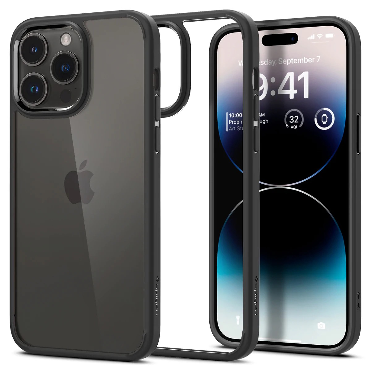 iPhone 14 Pro Case Ultra Hybrid Matte Black