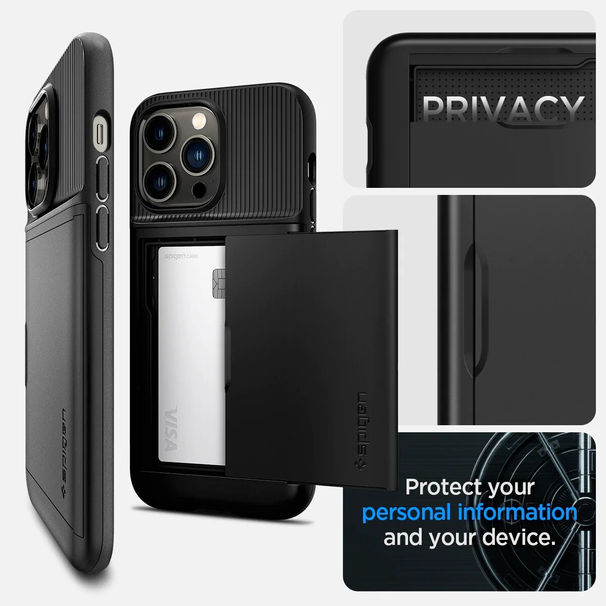 iPhone 14 Pro Case Slim Armor CS Black