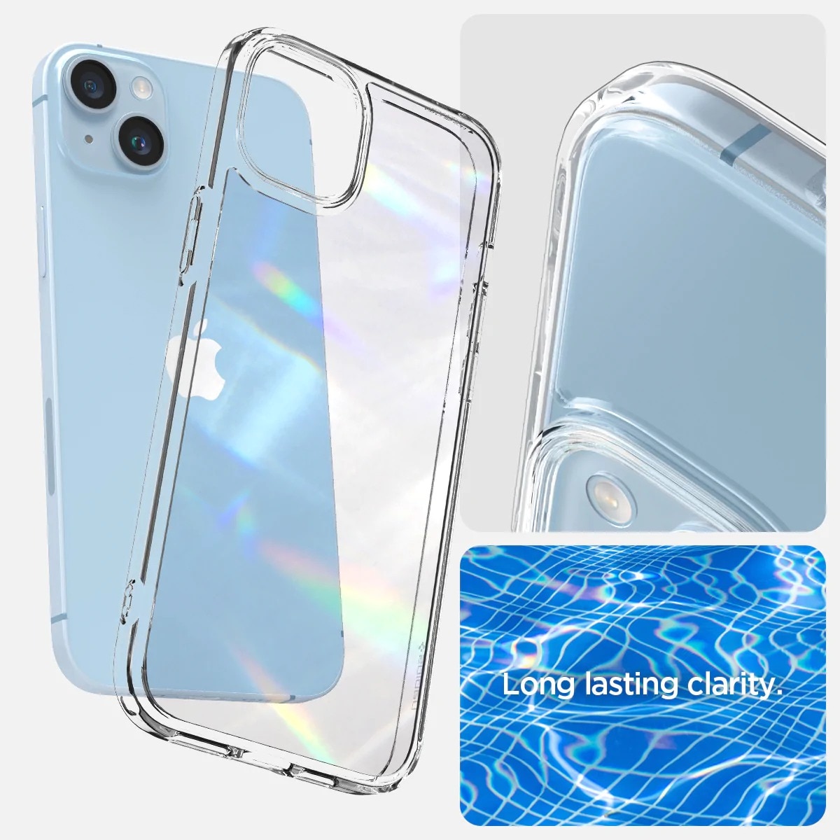 iPhone 14 Plus Case Ultra Hybrid Crystal Clear