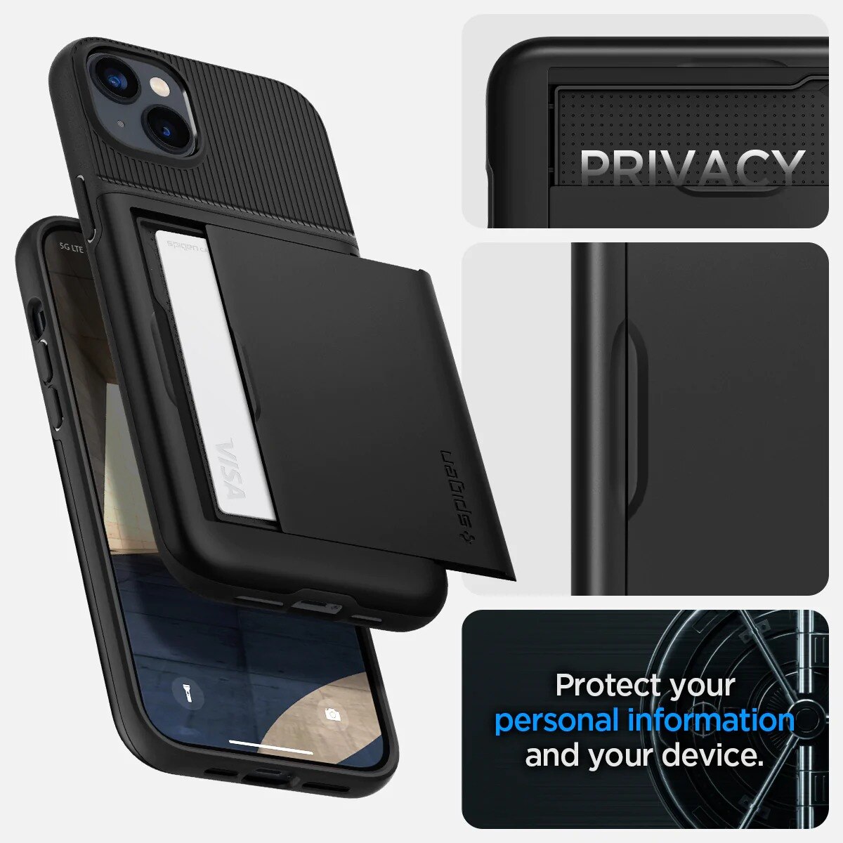 iPhone 14 Plus Case Slim Armor CS Black