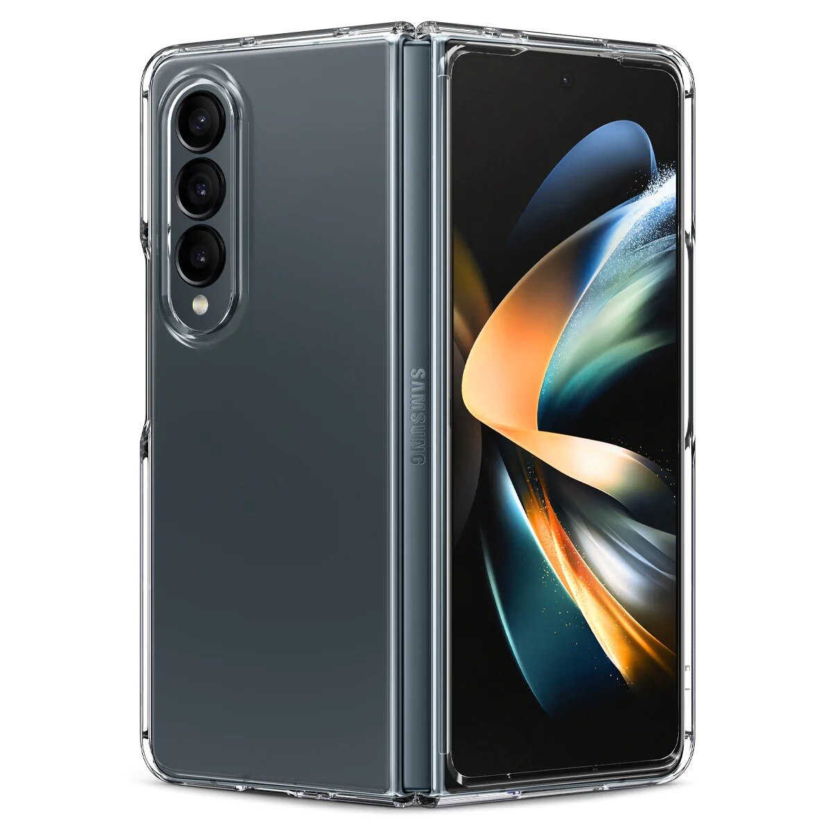 Galaxy Z Fold 4 Case Ultra Hybrid Crystal Clear