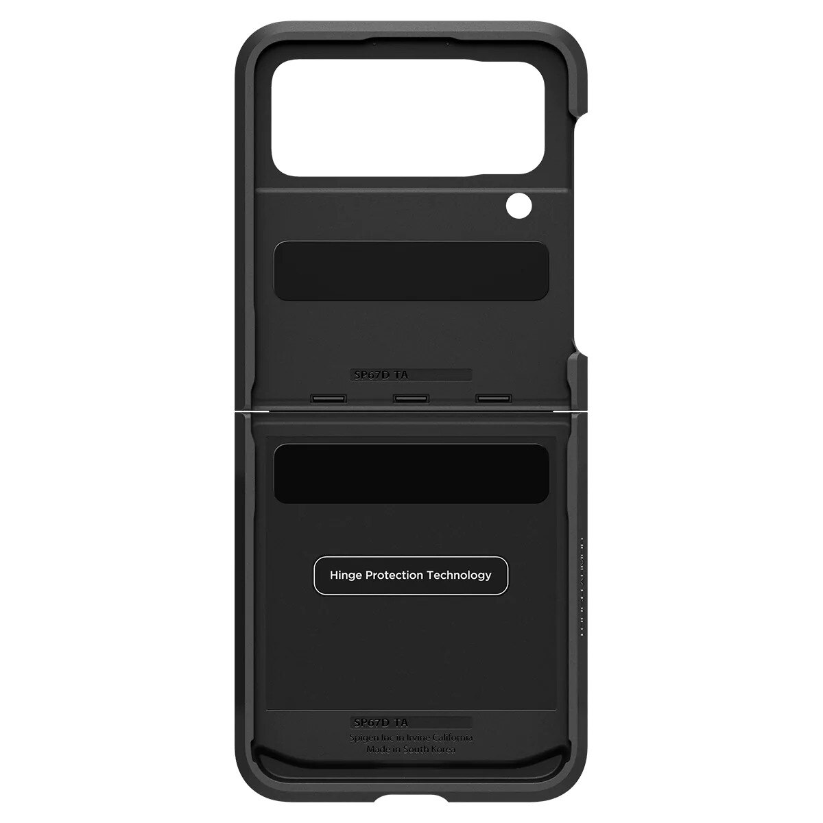 Galaxy Z Flip 4 Case Tough Armor Black