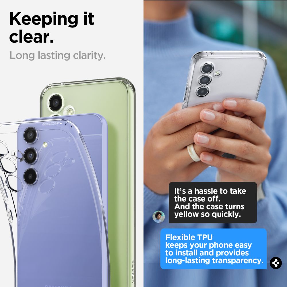 Samsung Galaxy A54 Case Liquid Crystal Clear