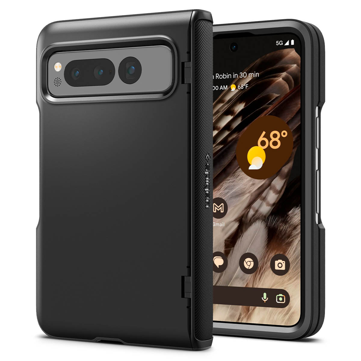 Galaxy Z Fold 4 Slim Armor Pro Case Black