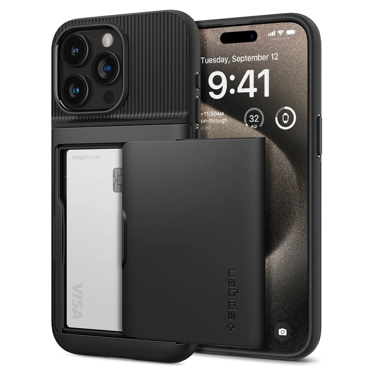 iPhone 15 Pro Max Case Slim Armor CS Black