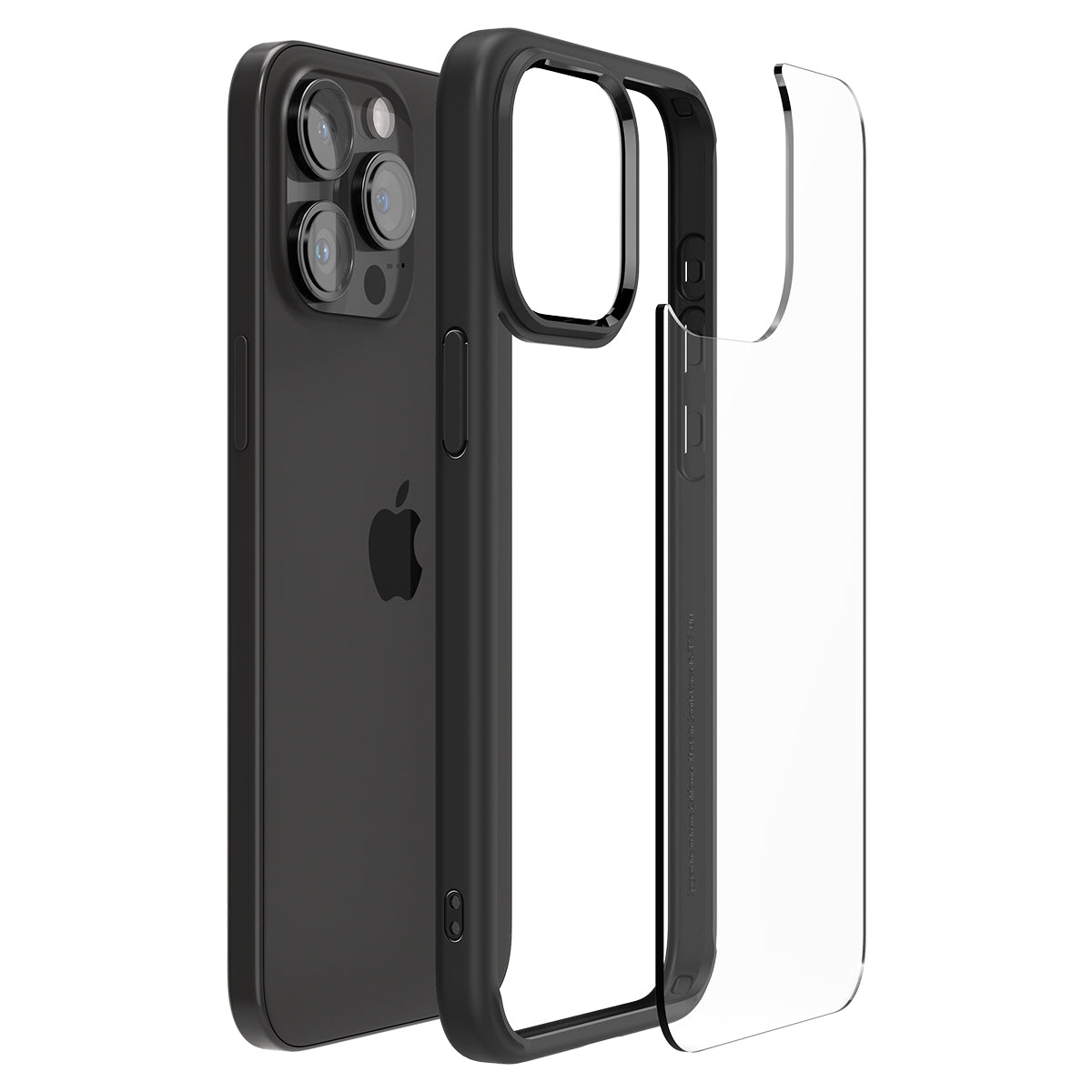 iPhone 15 Pro Case Ultra Hybrid Matte Black