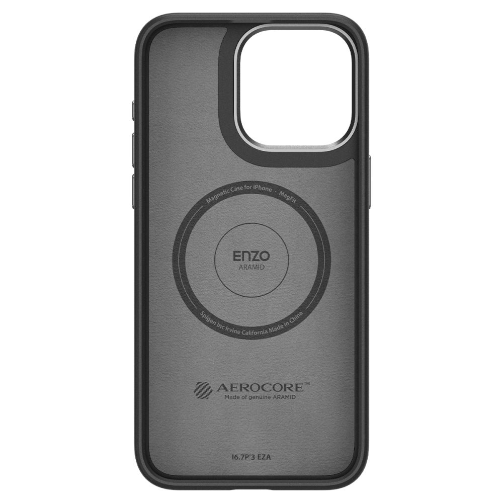 iPhone 15 Pro Max Cover Enzo Aramid MagSafe Black