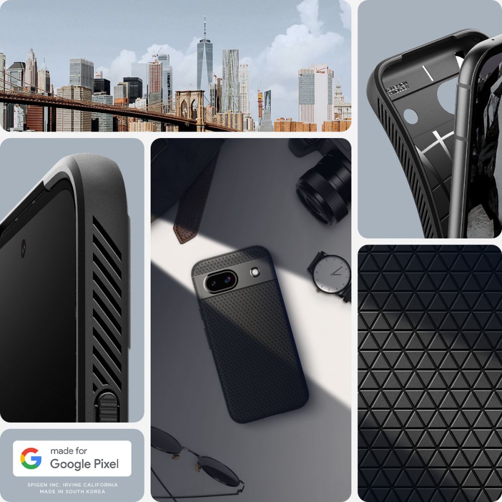 Google Pixel 8a Case Liquid Air Matte Black