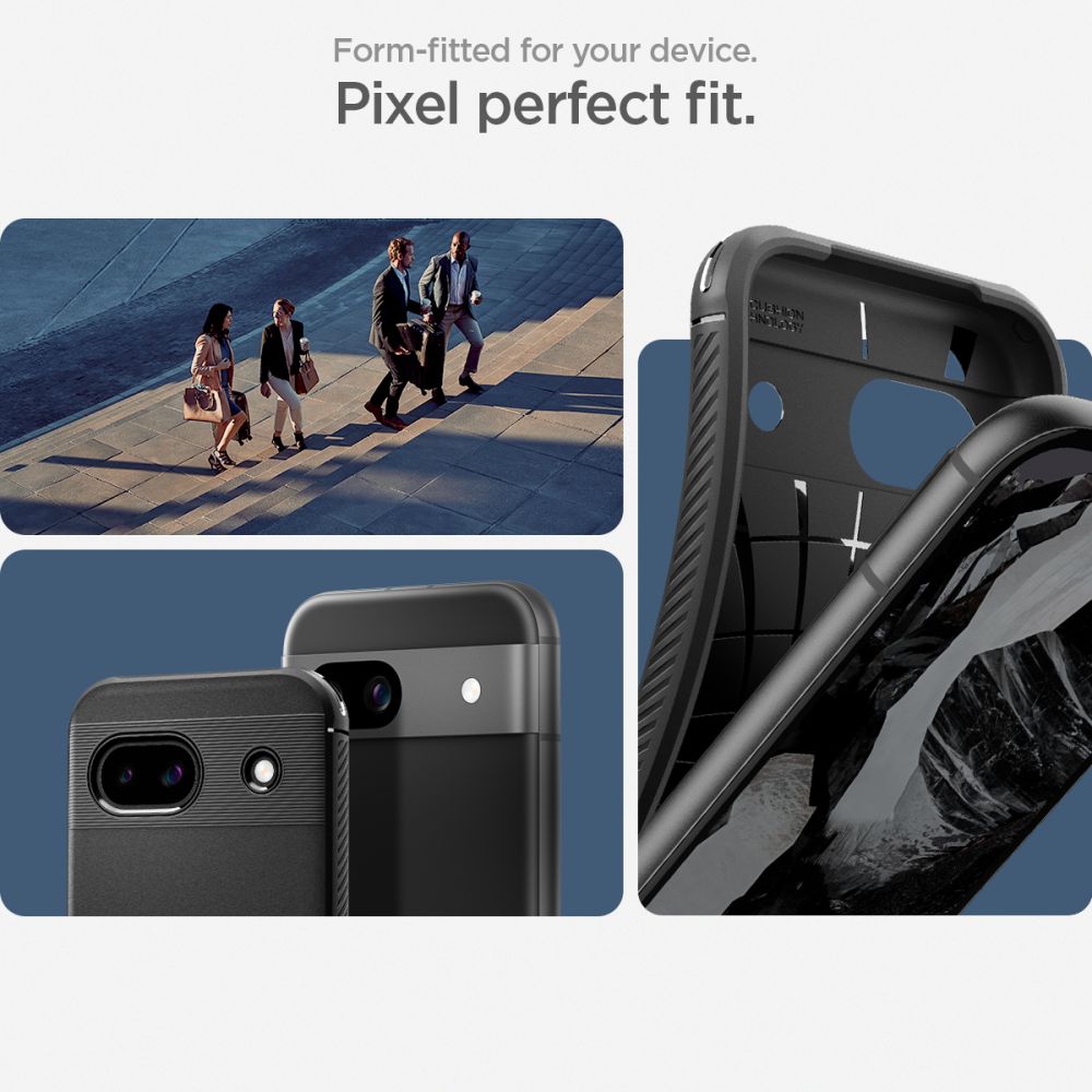 Google Pixel 8a Case Rugged Armor Black