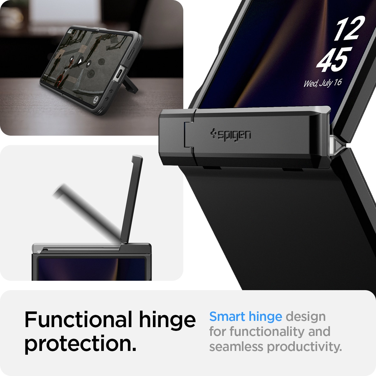Samsung Galaxy Z Flip 7 Case Tough Armor Pro MagSafe Black
