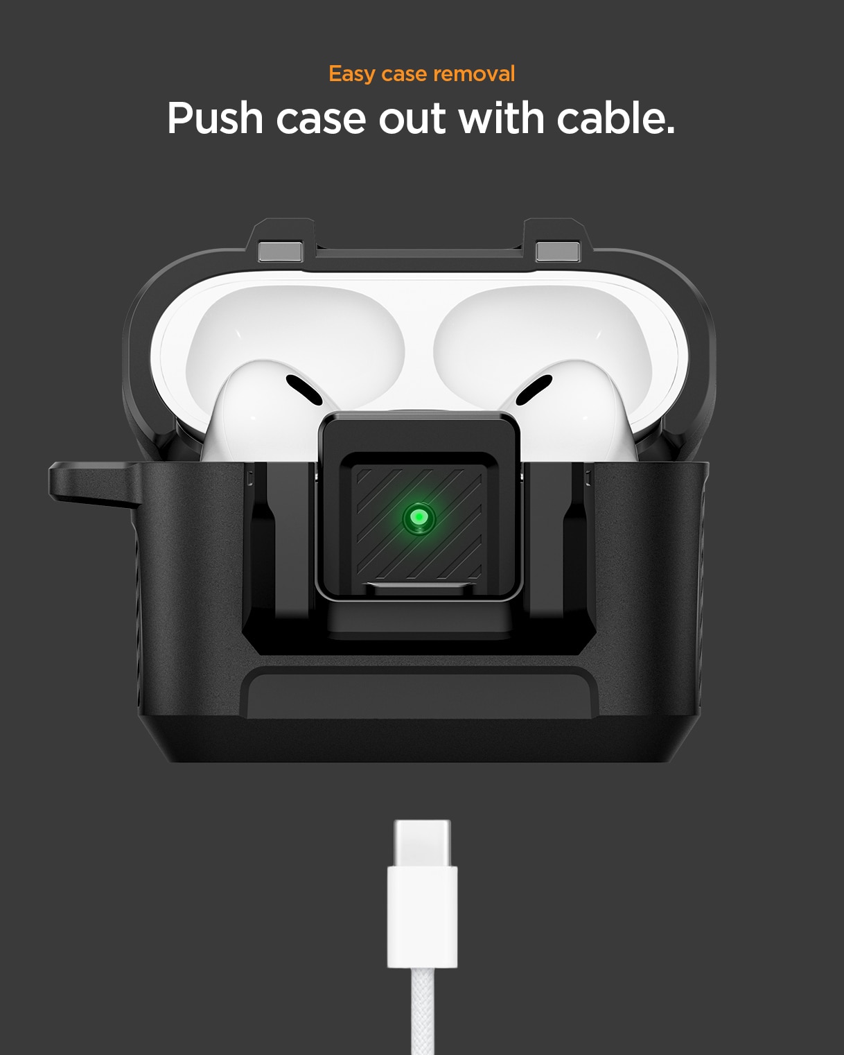Lock Fit Cover Apple AirPods Pro 3 Matte Black