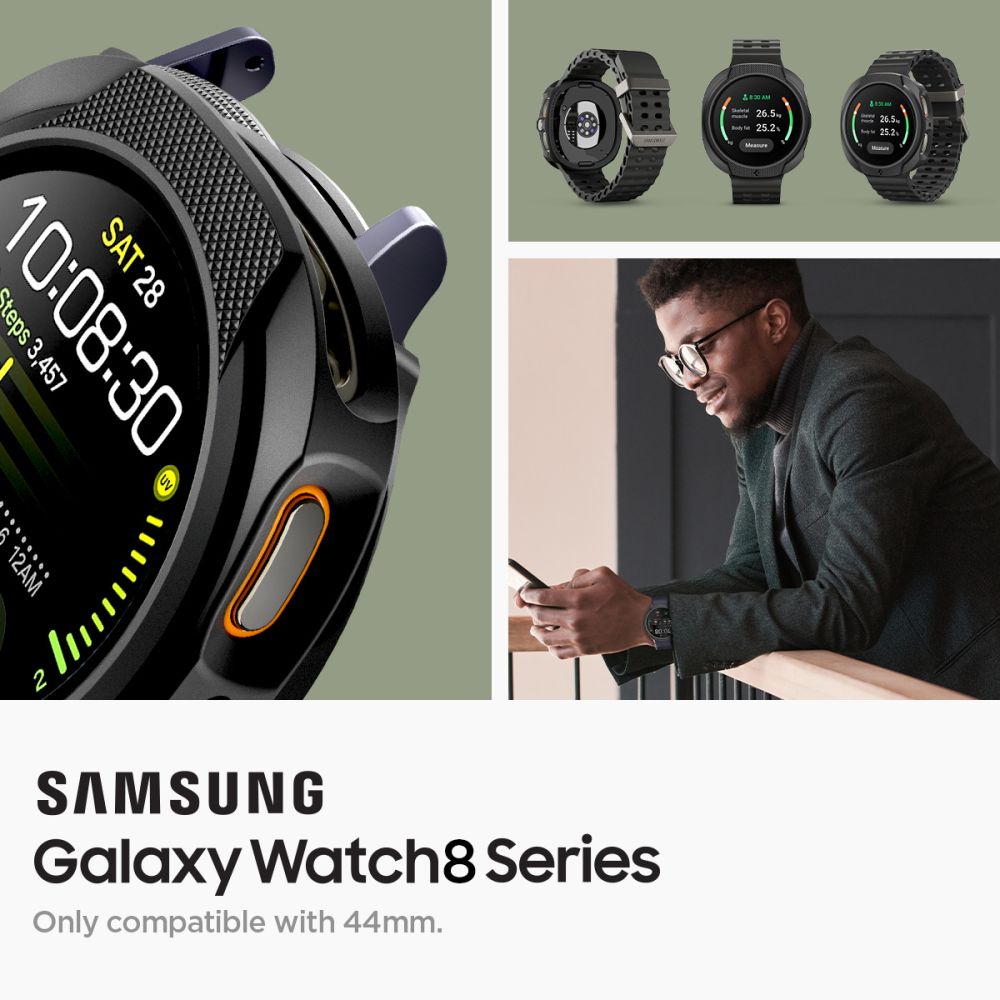 Samsung Galaxy Watch 8 44mm Cover Liquid Air Black