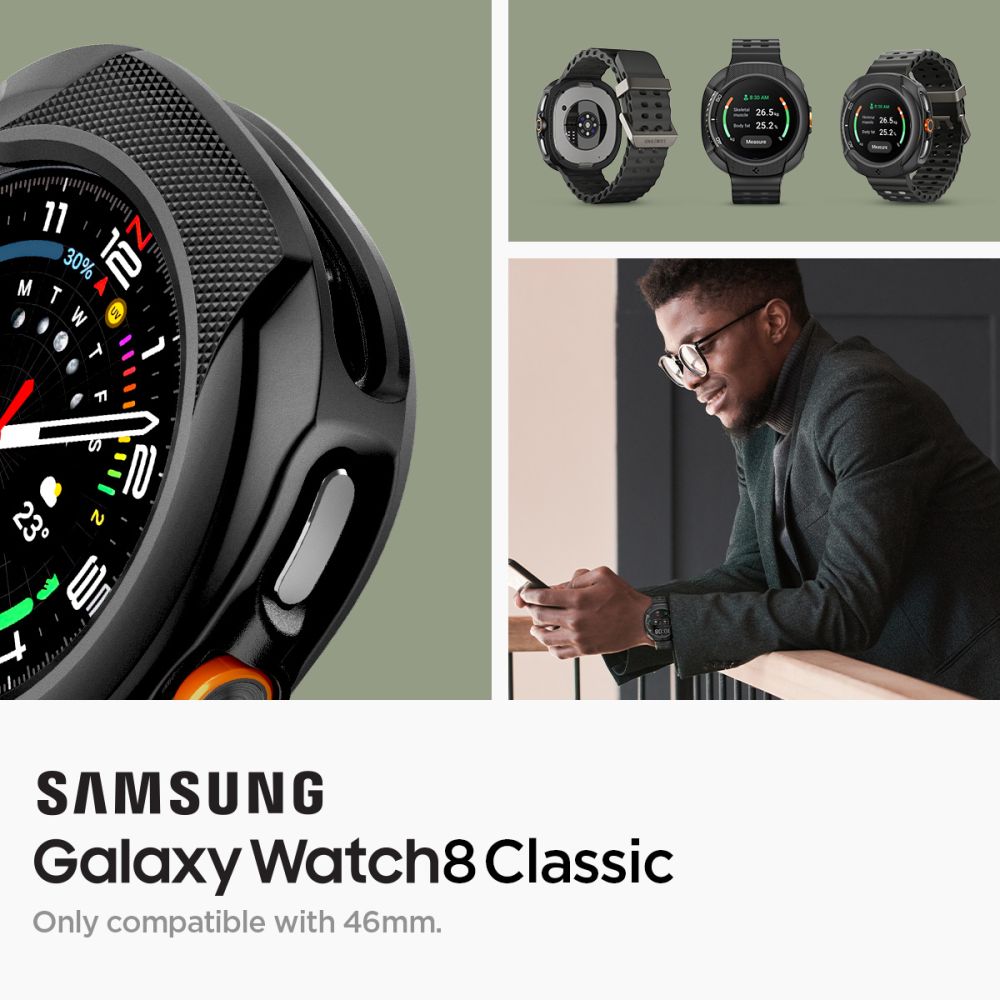 Samsung Galaxy Watch 8 Classic Cover Liquid Air Black