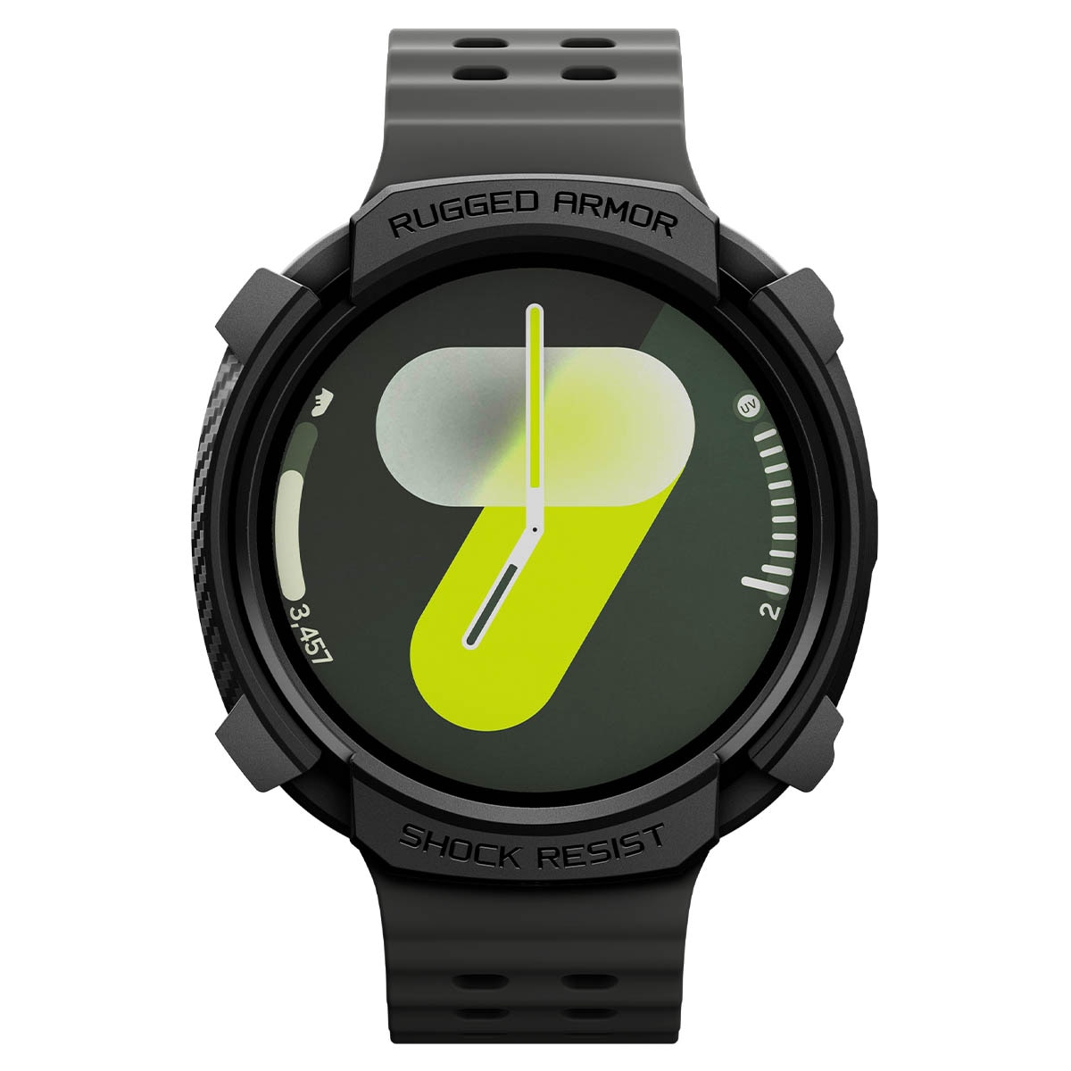 Samsung Galaxy Watch 8 44mm Case Rugged Armor Black