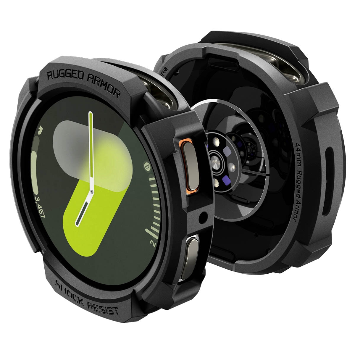 Samsung Galaxy Watch 8 44mm Case Rugged Armor Black