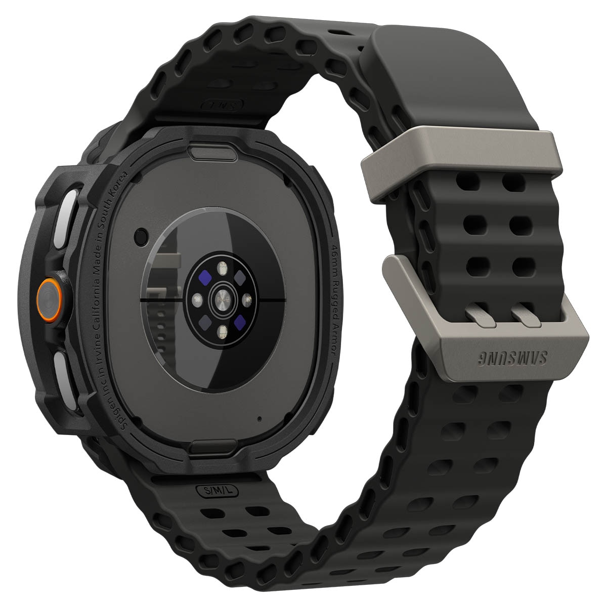 Samsung Galaxy Watch 8 Classic Case Rugged Armor Black