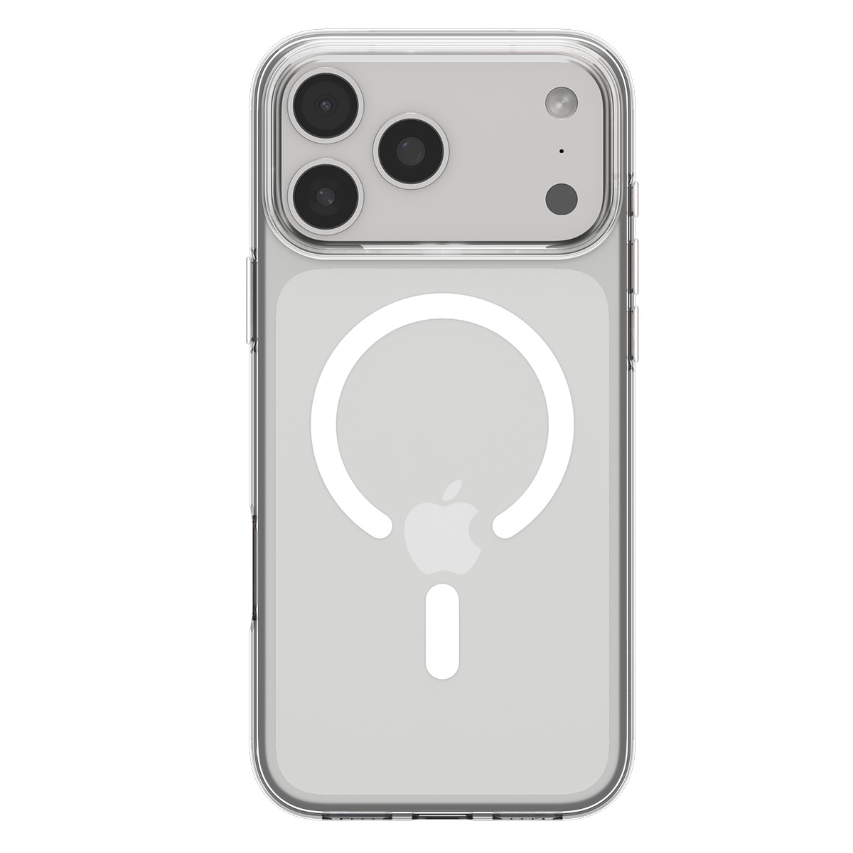 iPhone 17 Pro Max Case Liquid Crystal MagSafe Clear White