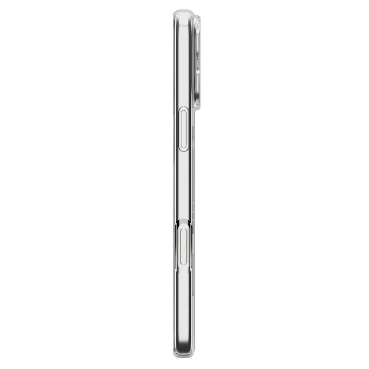 iPhone 17 Pro Max Case Liquid Crystal MagSafe Clear White