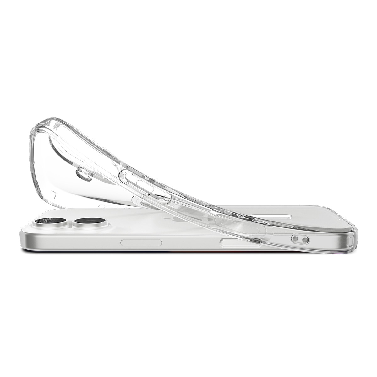 iPhone 17 Case Liquid Crystal MagSafe Clear White