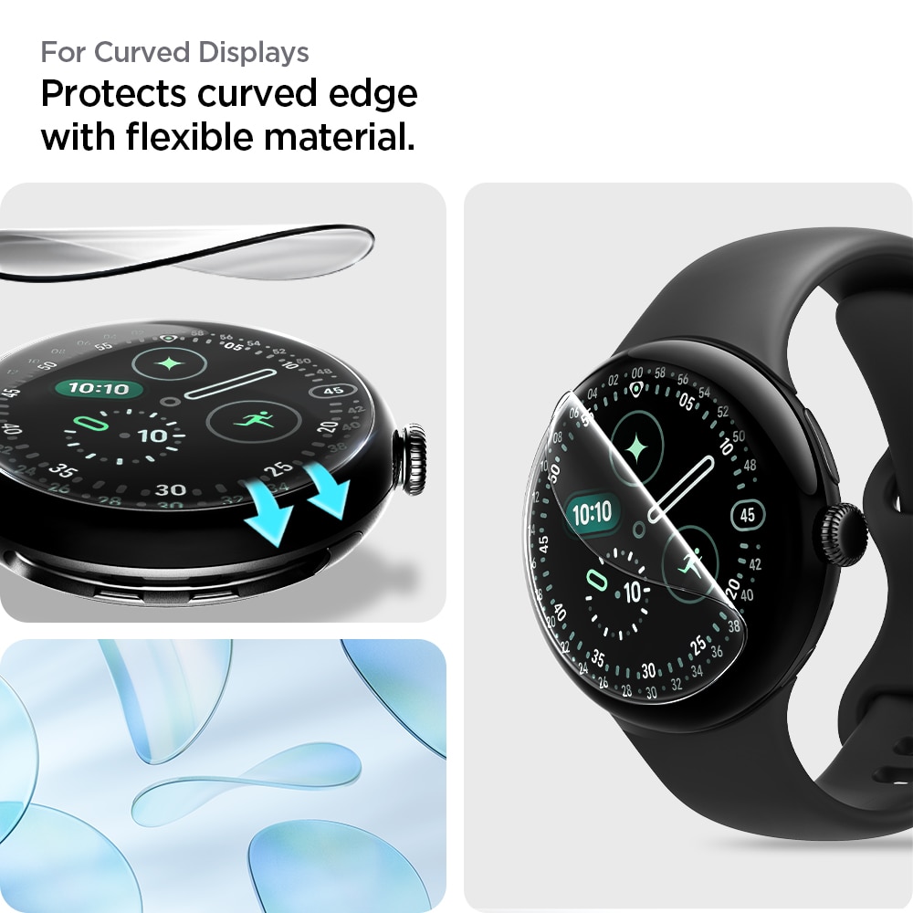 Google Pixel Watch 3 41mm Screen Protector EliteShield EZ Fit (2-pack)