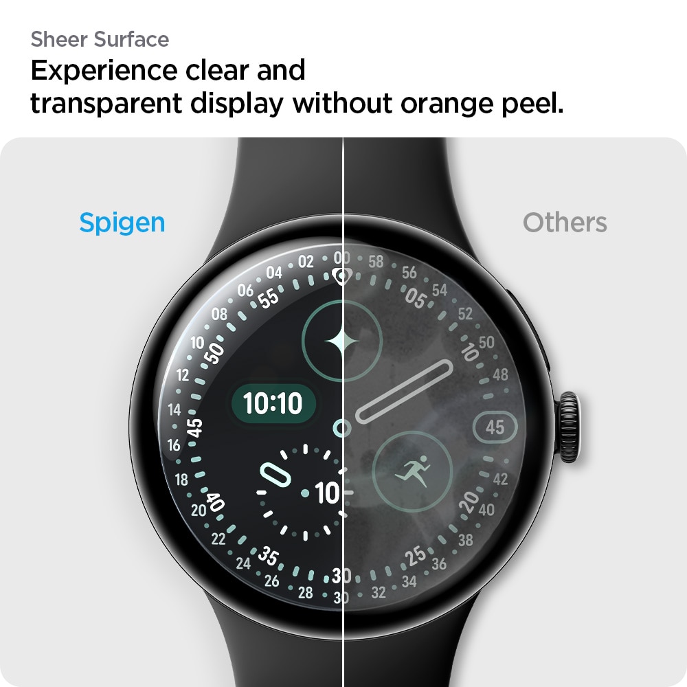 Google Pixel Watch 3 41mm Screen Protector EliteShield EZ Fit (2-pack)