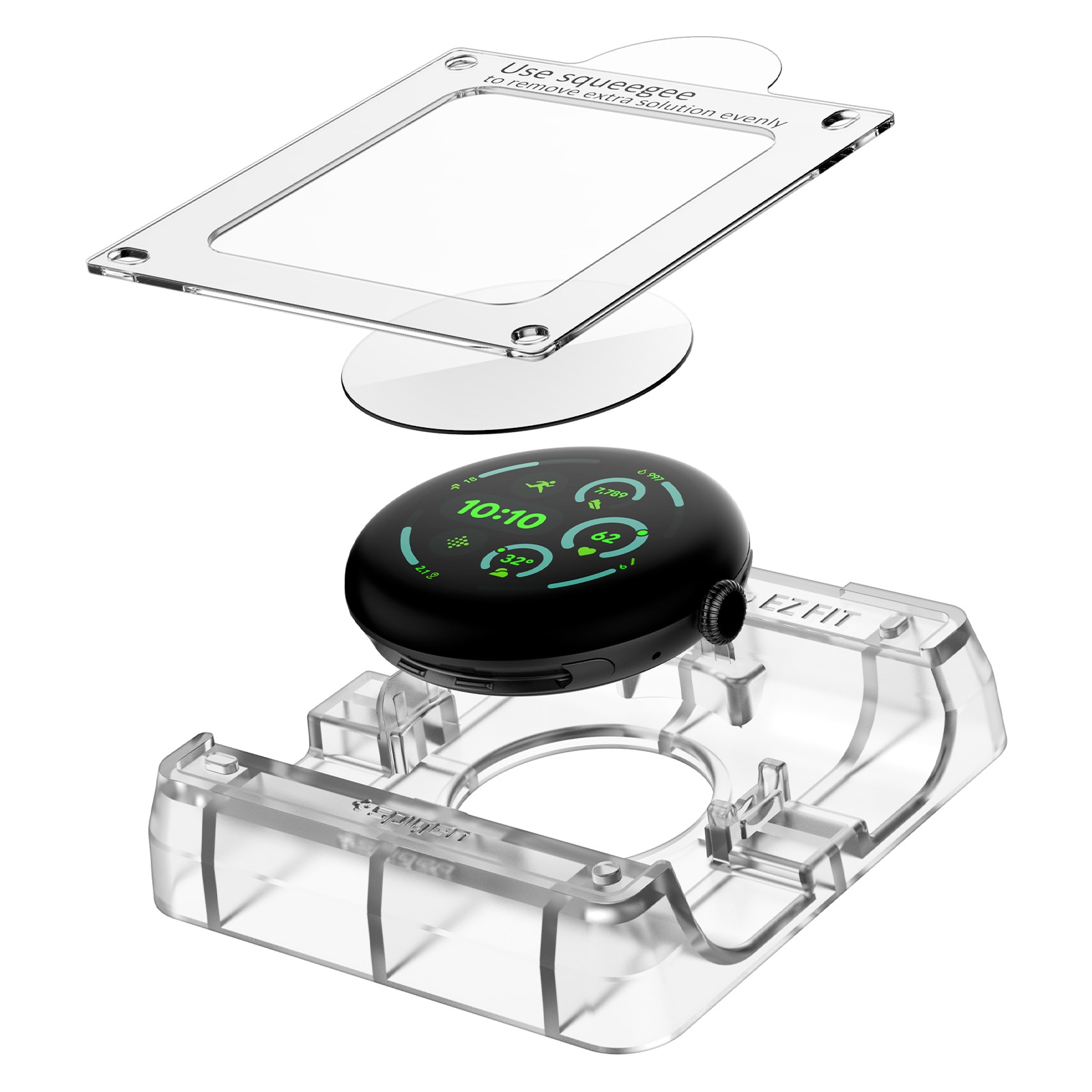 Google Pixel Watch 3 41mm Screen Protector EliteShield EZ Fit (2-pack)