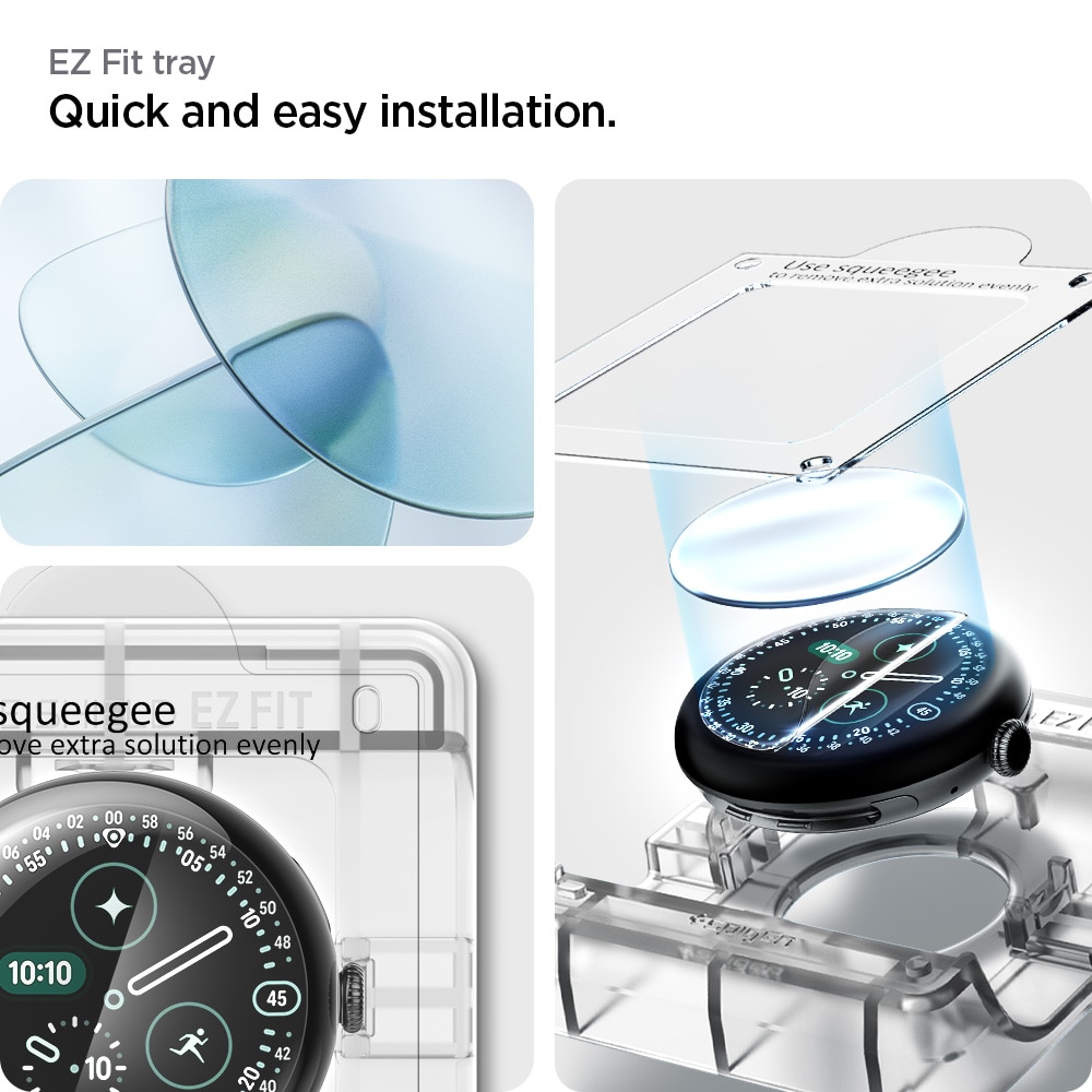 Google Pixel Watch 3 41mm Screen Protector EliteShield EZ Fit (2-pack)