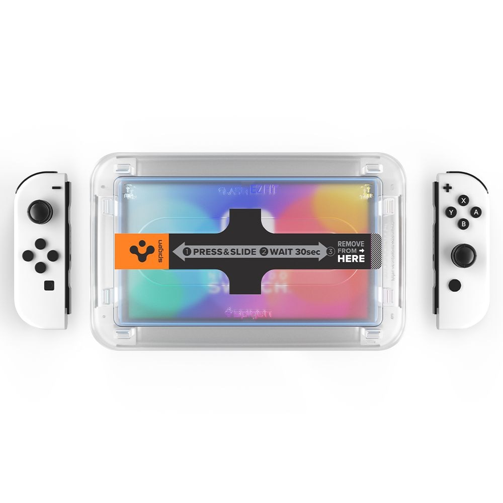 Nintendo Switch OLED Screen Protector GLAS.tR EZ Fit (2-pack)