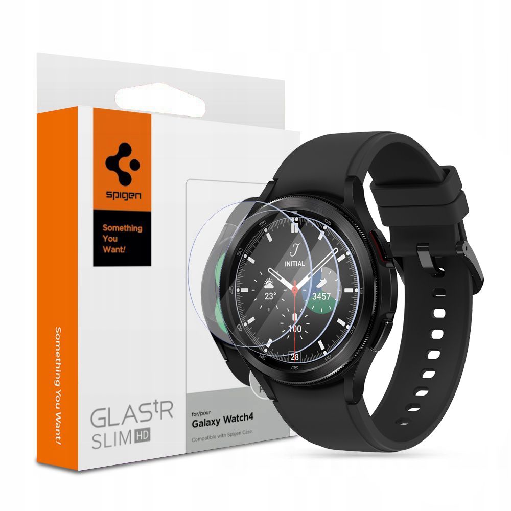 Galaxy Watch 4 46mm Screen Protector GLAS.tR SLIM (3-pack)