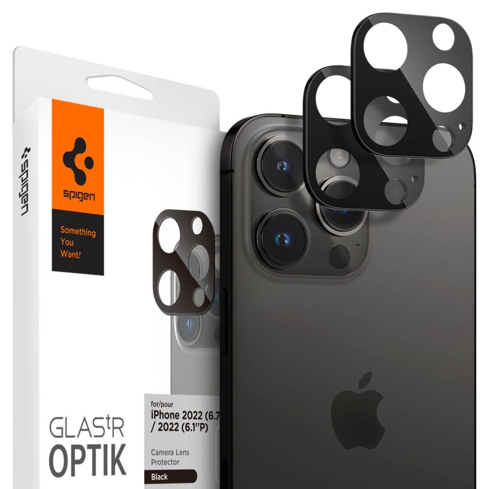 iPhone 15 Pro Max Optik Lens Protector Black (2-pack)