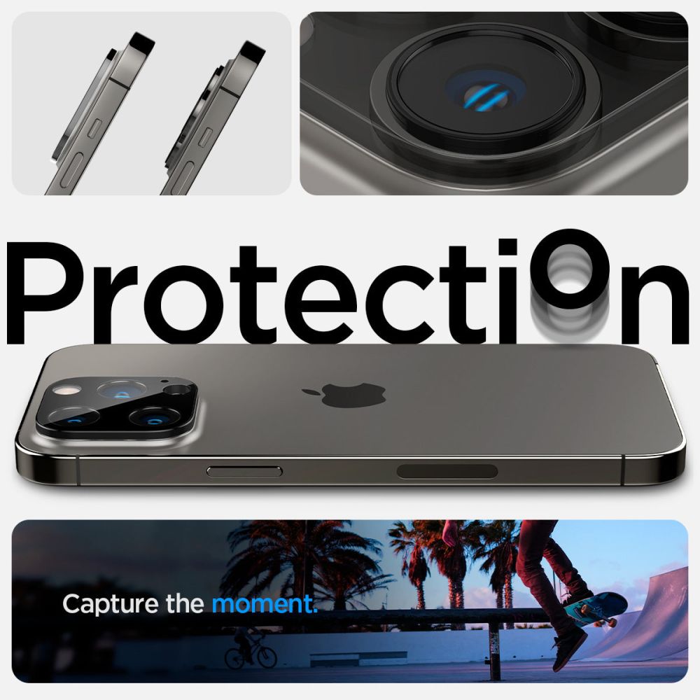 iPhone 14 Pro Max Optik Lens Protector Black (2-pack)
