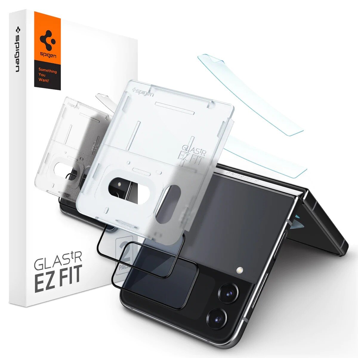 Galaxy Z Flip 4 Glas.tR EZ Fit Screen Protector + Hinge Film