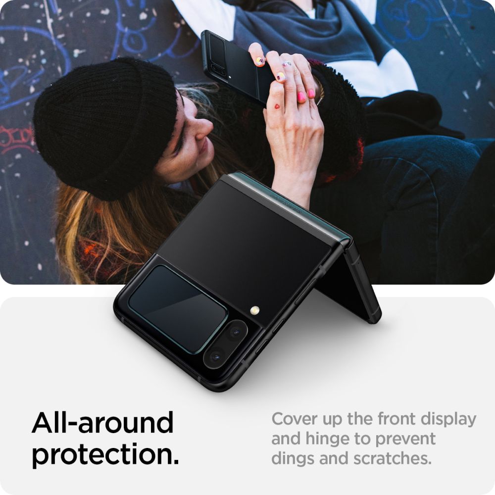Galaxy Z Flip 4 Glas.tR EZ Fit Screen Protector + Hinge Film