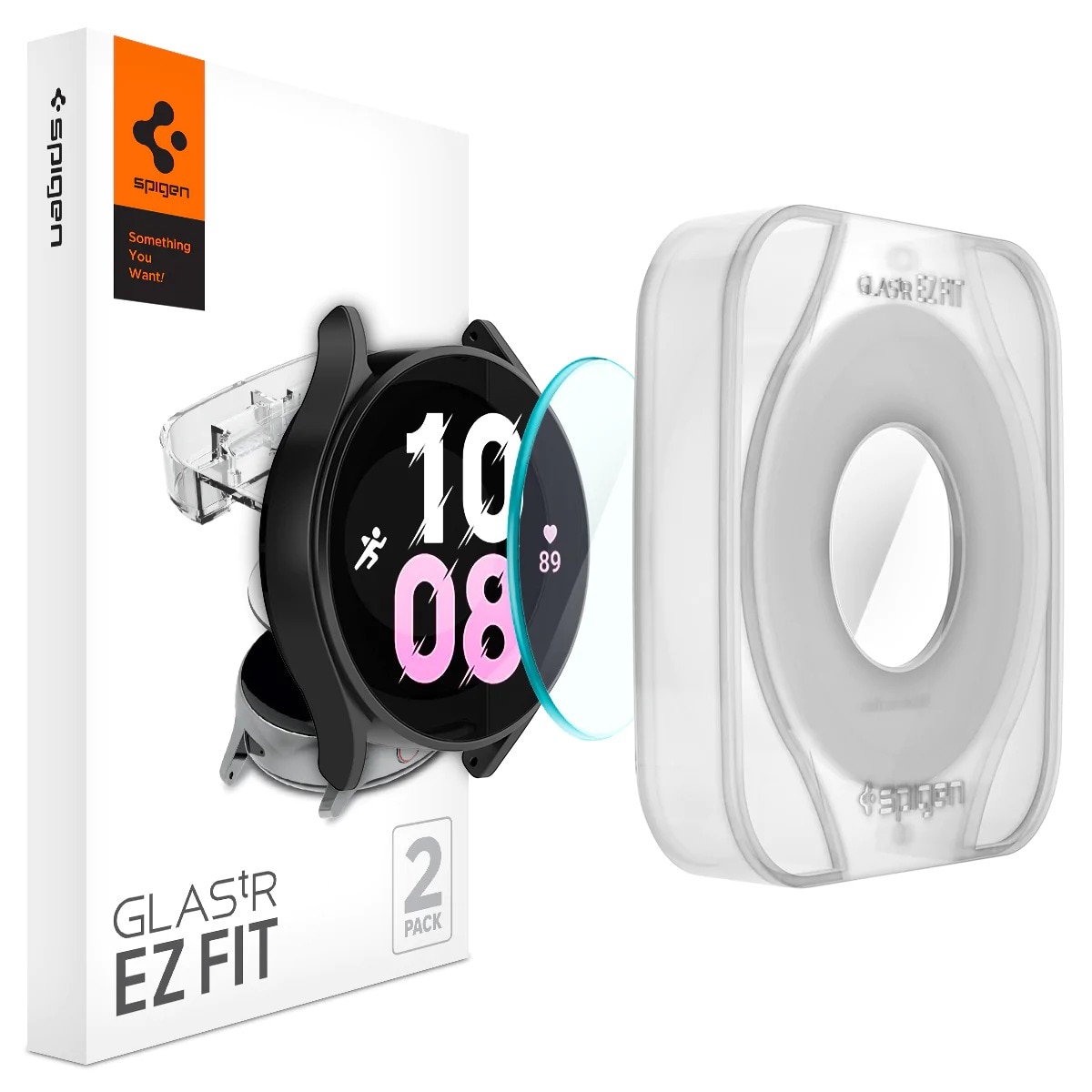 Samsung Galaxy Watch 5 Pro 45mm Screen Protector EZ Fit GLAS.tR (2-pack)