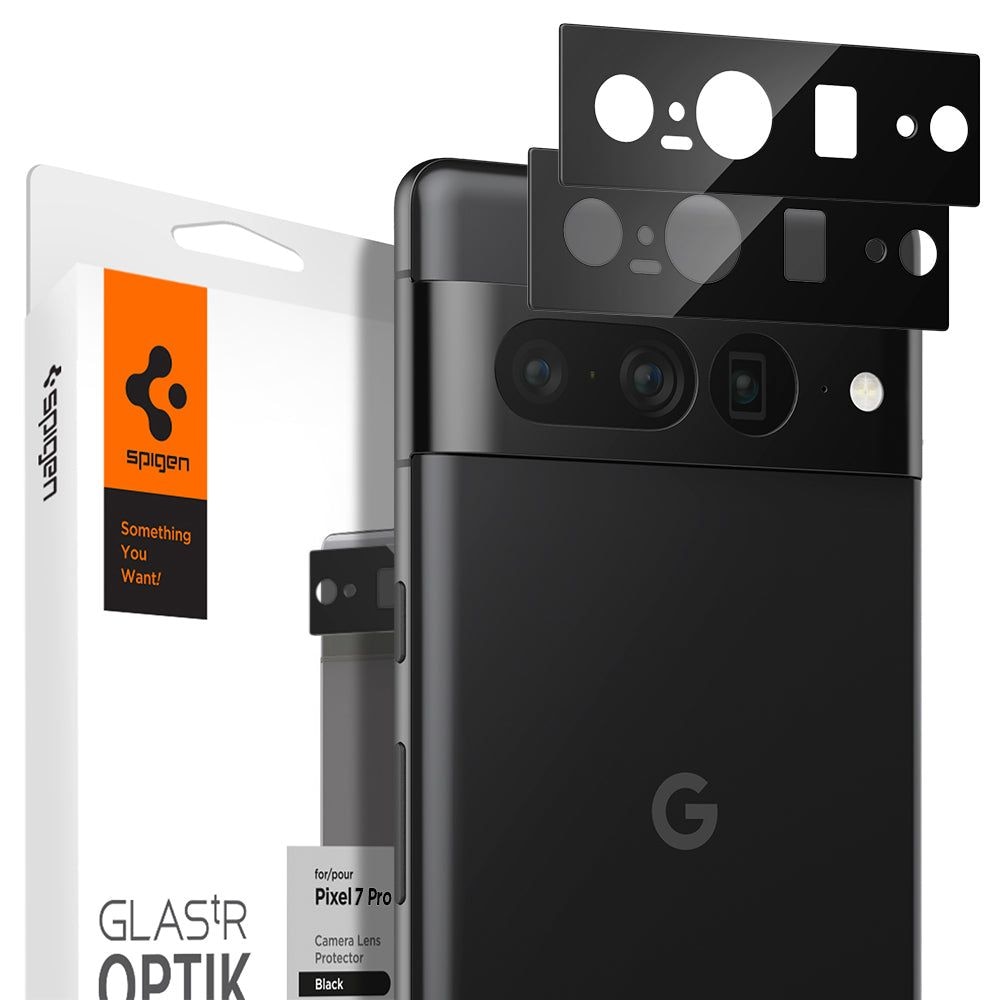 Google Pixel 8 Pro EZ Fit Optik Lens Protector (2-pack) Black